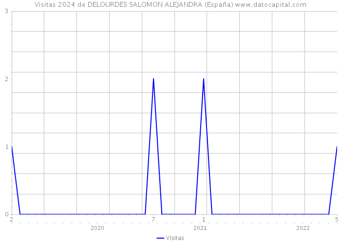 Visitas 2024 de DELOURDES SALOMON ALEJANDRA (España) 