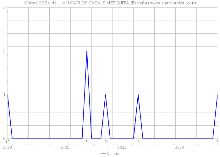 Visitas 2024 de JUAN CARLOS CASALS MEZQUITA (España) 