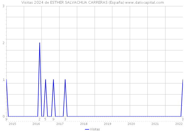 Visitas 2024 de ESTHER SALVACHUA CARRERAS (España) 