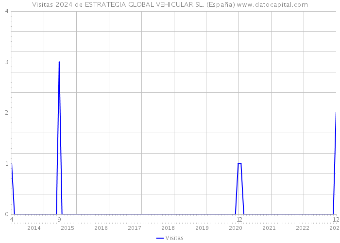 Visitas 2024 de ESTRATEGIA GLOBAL VEHICULAR SL. (España) 