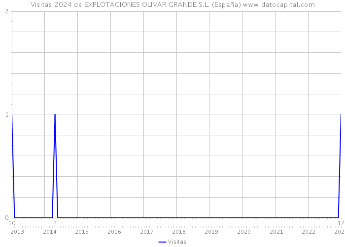 Visitas 2024 de EXPLOTACIONES OLIVAR GRANDE S.L. (España) 