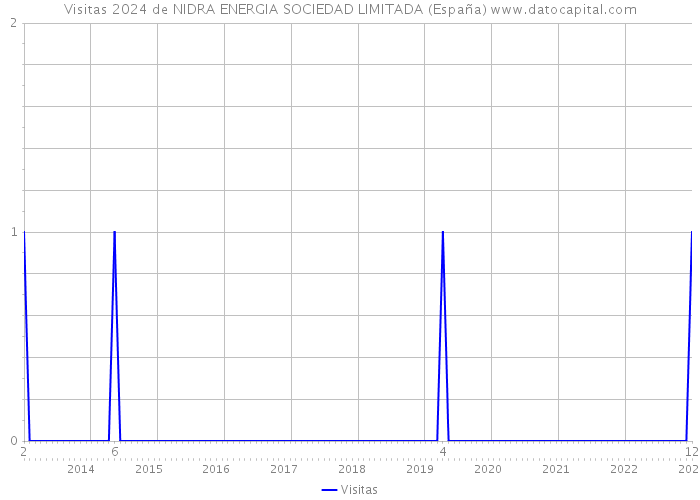 Visitas 2024 de NIDRA ENERGIA SOCIEDAD LIMITADA (España) 
