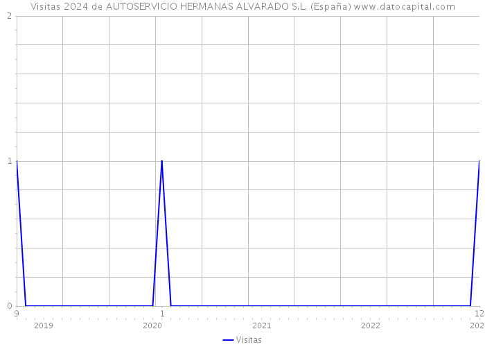 Visitas 2024 de AUTOSERVICIO HERMANAS ALVARADO S.L. (España) 