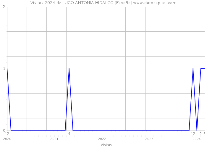 Visitas 2024 de LUGO ANTONIA HIDALGO (España) 