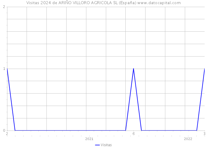 Visitas 2024 de ARIÑO VILLORO AGRICOLA SL (España) 