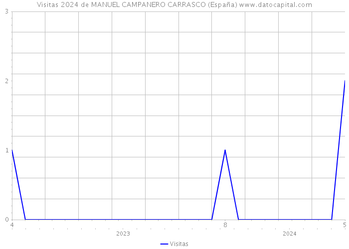 Visitas 2024 de MANUEL CAMPANERO CARRASCO (España) 