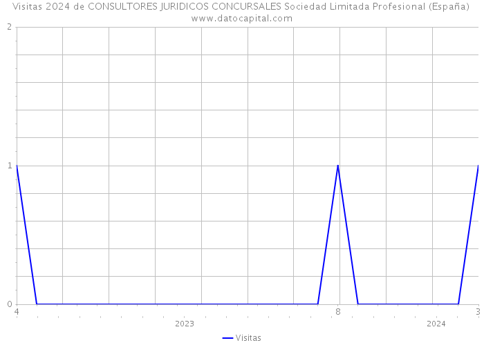 Visitas 2024 de CONSULTORES JURIDICOS CONCURSALES Sociedad Limitada Profesional (España) 