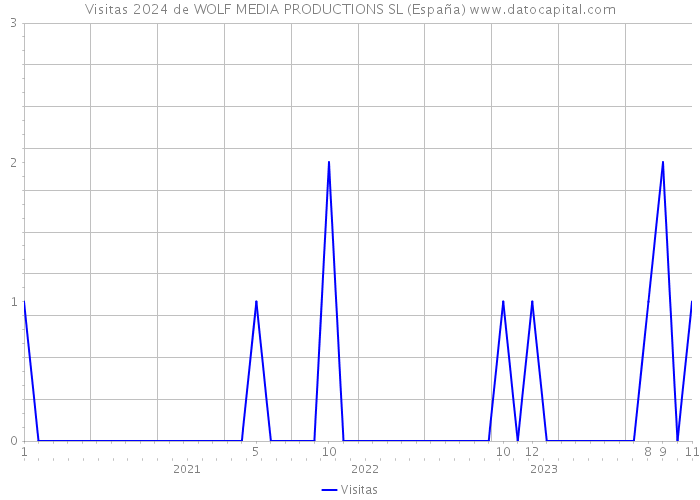 Visitas 2024 de WOLF MEDIA PRODUCTIONS SL (España) 