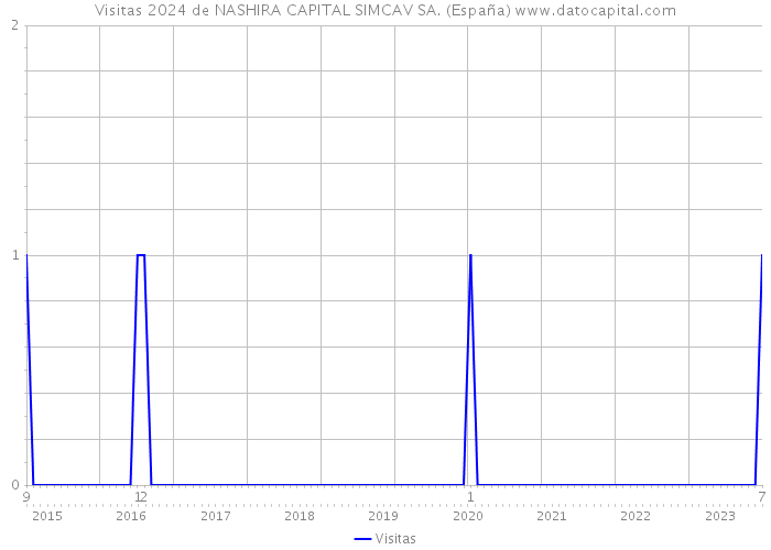 Visitas 2024 de NASHIRA CAPITAL SIMCAV SA. (España) 