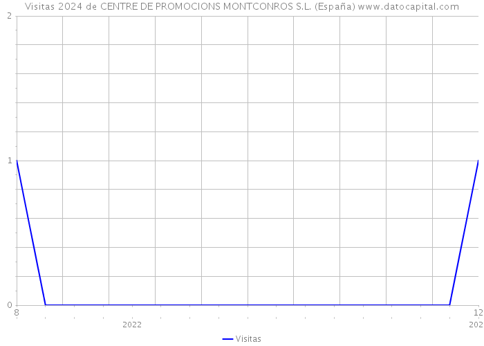 Visitas 2024 de CENTRE DE PROMOCIONS MONTCONROS S.L. (España) 