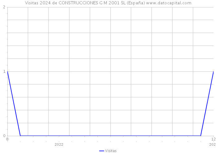 Visitas 2024 de CONSTRUCCIONES G M 2001 SL (España) 