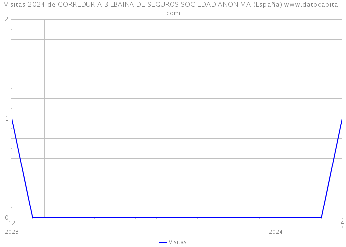 Visitas 2024 de CORREDURIA BILBAINA DE SEGUROS SOCIEDAD ANONIMA (España) 