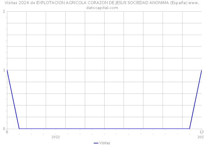 Visitas 2024 de EXPLOTACION AGRICOLA CORAZON DE JESUS SOCIEDAD ANONIMA (España) 