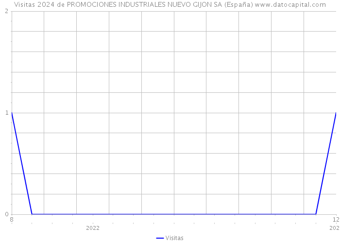 Visitas 2024 de PROMOCIONES INDUSTRIALES NUEVO GIJON SA (España) 
