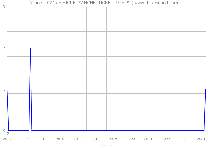 Visitas 2024 de MIGUEL SANCHEZ NONELL (España) 