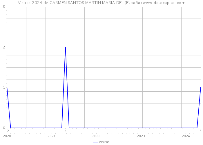 Visitas 2024 de CARMEN SANTOS MARTIN MARIA DEL (España) 