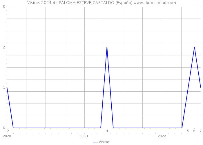 Visitas 2024 de PALOMA ESTEVE GASTALDO (España) 