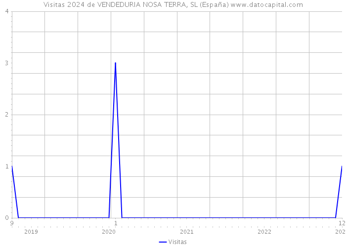Visitas 2024 de VENDEDURIA NOSA TERRA, SL (España) 