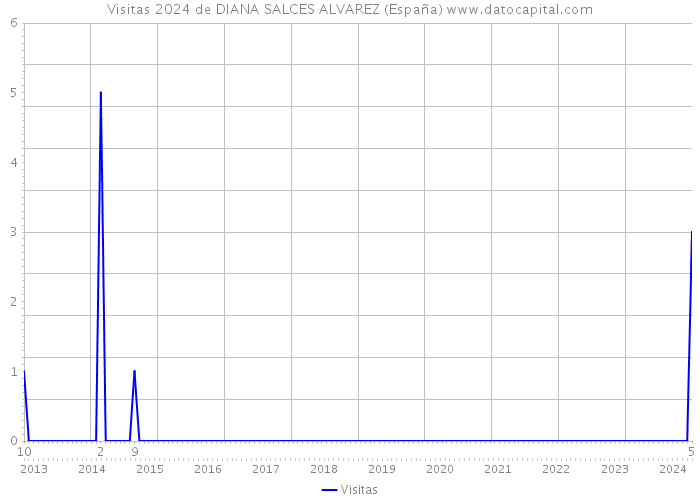 Visitas 2024 de DIANA SALCES ALVAREZ (España) 