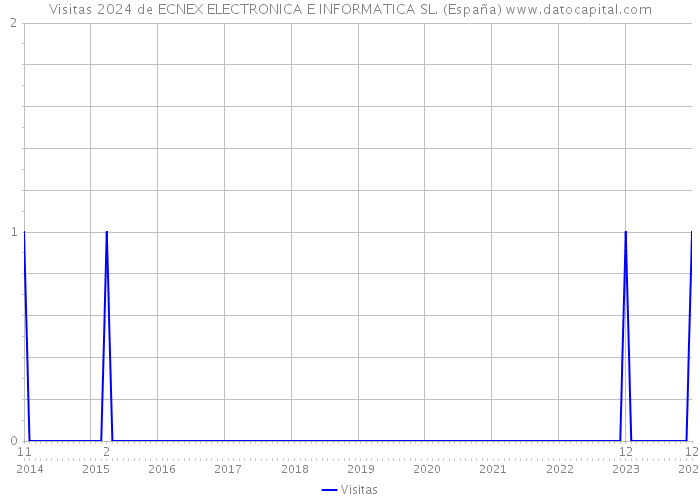 Visitas 2024 de ECNEX ELECTRONICA E INFORMATICA SL. (España) 