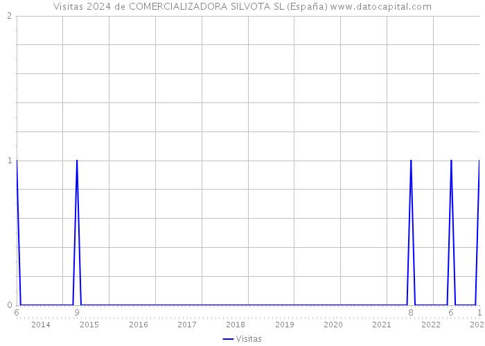 Visitas 2024 de COMERCIALIZADORA SILVOTA SL (España) 