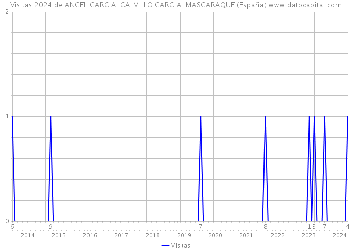 Visitas 2024 de ANGEL GARCIA-CALVILLO GARCIA-MASCARAQUE (España) 