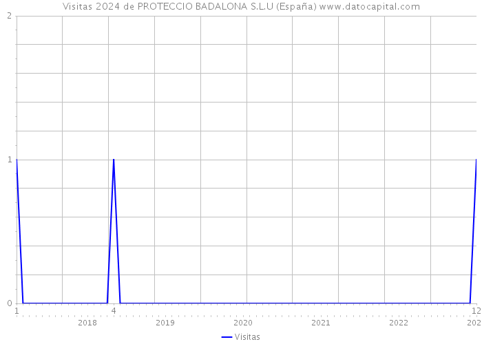 Visitas 2024 de PROTECCIO BADALONA S.L.U (España) 