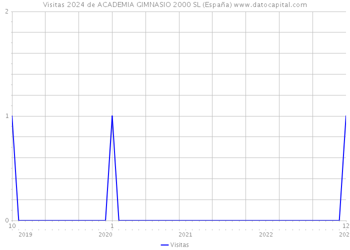Visitas 2024 de ACADEMIA GIMNASIO 2000 SL (España) 