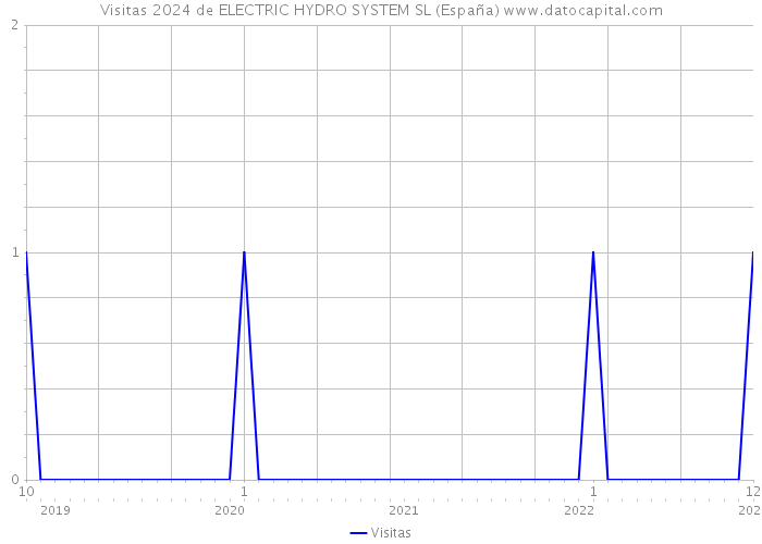 Visitas 2024 de ELECTRIC HYDRO SYSTEM SL (España) 