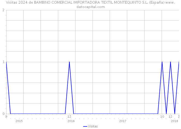 Visitas 2024 de BAMBINO COMERCIAL IMPORTADORA TEXTIL MONTEQUINTO S.L. (España) 