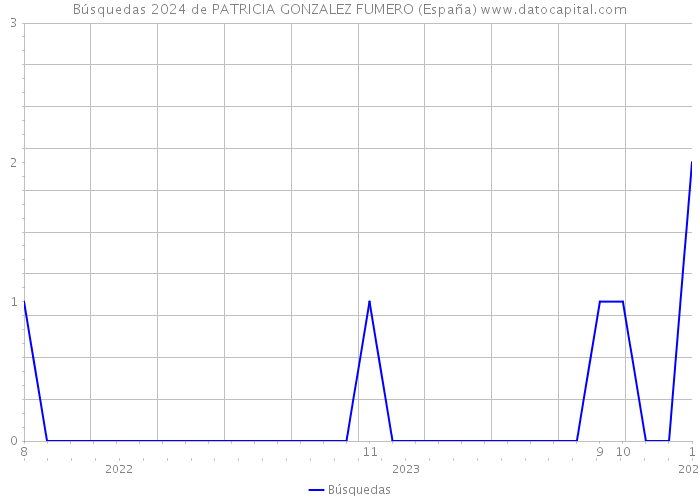 Búsquedas 2024 de PATRICIA GONZALEZ FUMERO (España) 