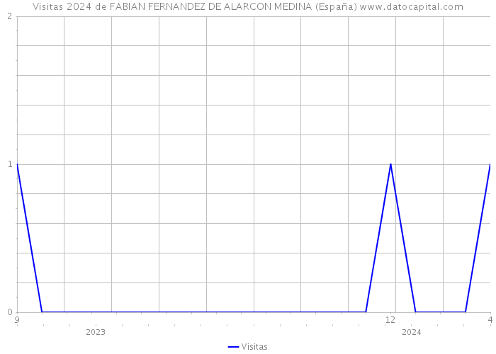 Visitas 2024 de FABIAN FERNANDEZ DE ALARCON MEDINA (España) 