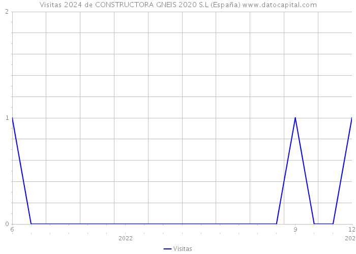 Visitas 2024 de CONSTRUCTORA GNEIS 2020 S.L (España) 