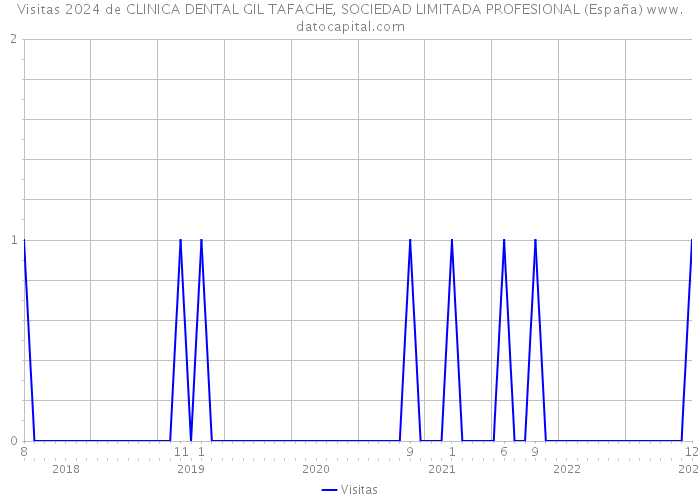 Visitas 2024 de CLINICA DENTAL GIL TAFACHE, SOCIEDAD LIMITADA PROFESIONAL (España) 