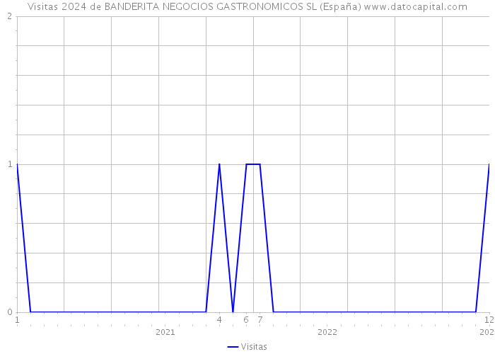 Visitas 2024 de BANDERITA NEGOCIOS GASTRONOMICOS SL (España) 