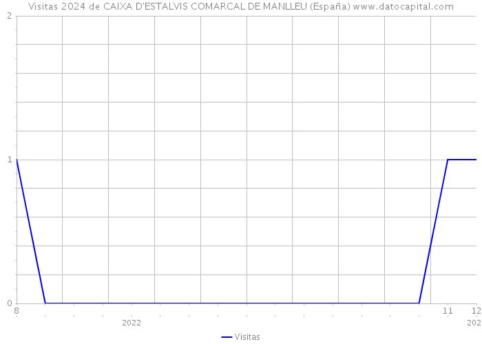 Visitas 2024 de CAIXA D'ESTALVIS COMARCAL DE MANLLEU (España) 