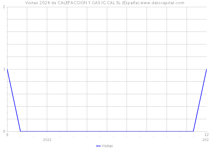 Visitas 2024 de CALEFACCION Y GAS IG CAL SL (España) 