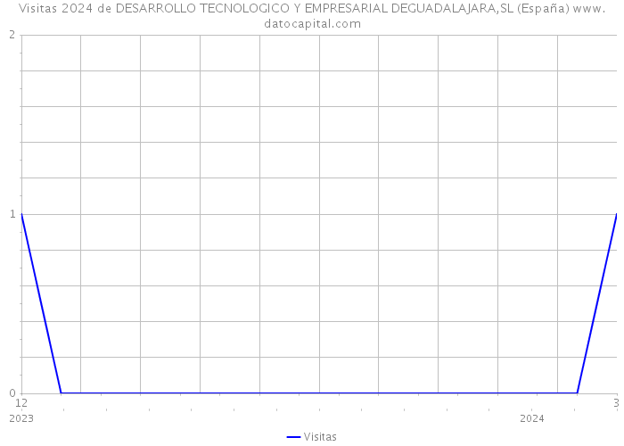 Visitas 2024 de DESARROLLO TECNOLOGICO Y EMPRESARIAL DEGUADALAJARA,SL (España) 