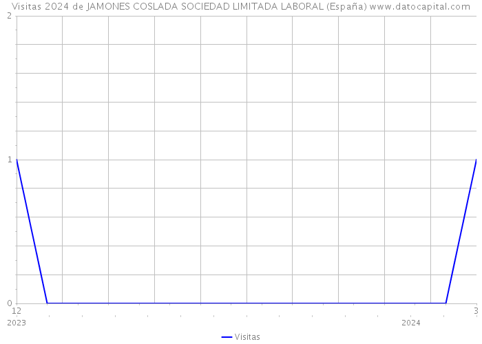 Visitas 2024 de JAMONES COSLADA SOCIEDAD LIMITADA LABORAL (España) 
