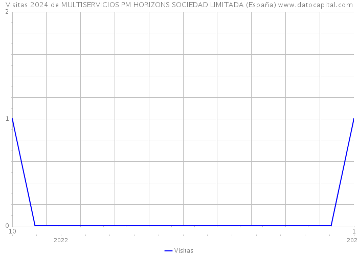 Visitas 2024 de MULTISERVICIOS PM HORIZONS SOCIEDAD LIMITADA (España) 