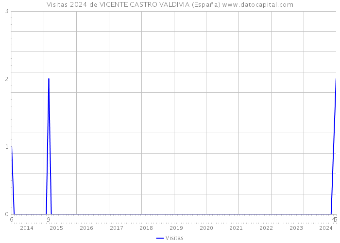 Visitas 2024 de VICENTE CASTRO VALDIVIA (España) 