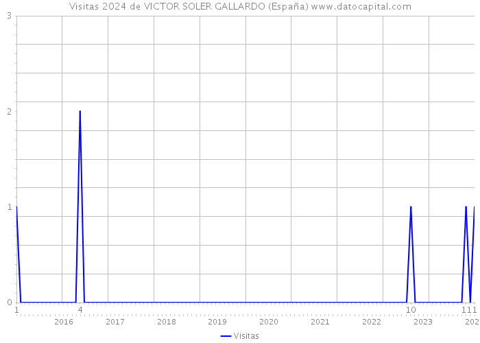 Visitas 2024 de VICTOR SOLER GALLARDO (España) 