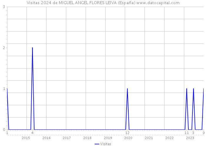 Visitas 2024 de MIGUEL ANGEL FLORES LEIVA (España) 