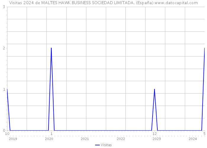 Visitas 2024 de MALTES HAWK BUSINESS SOCIEDAD LIMITADA. (España) 