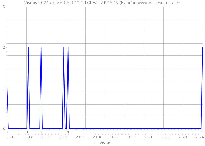 Visitas 2024 de MARIA ROCIO LOPEZ TABOADA (España) 