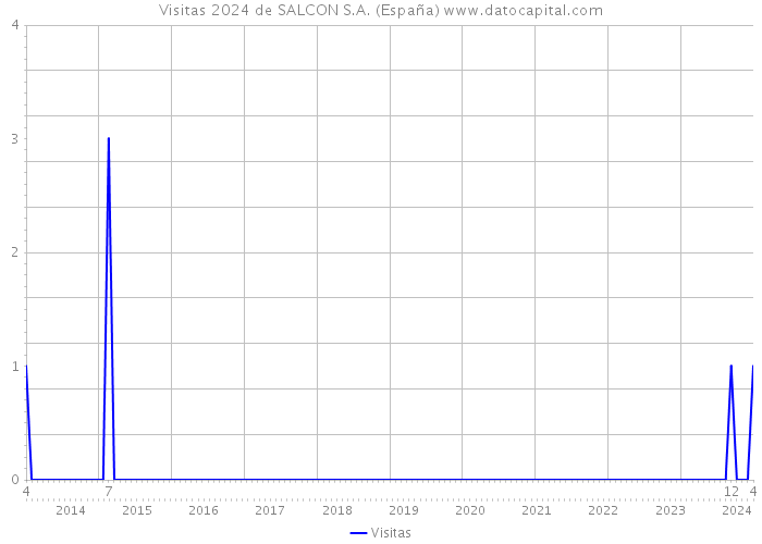 Visitas 2024 de SALCON S.A. (España) 