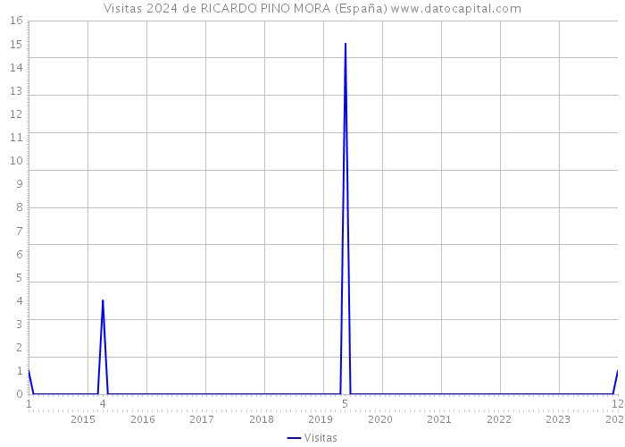 Visitas 2024 de RICARDO PINO MORA (España) 