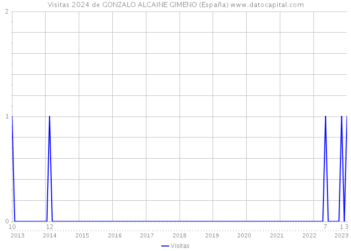 Visitas 2024 de GONZALO ALCAINE GIMENO (España) 