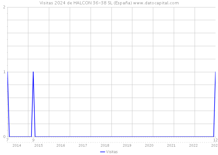 Visitas 2024 de HALCON 36-38 SL (España) 