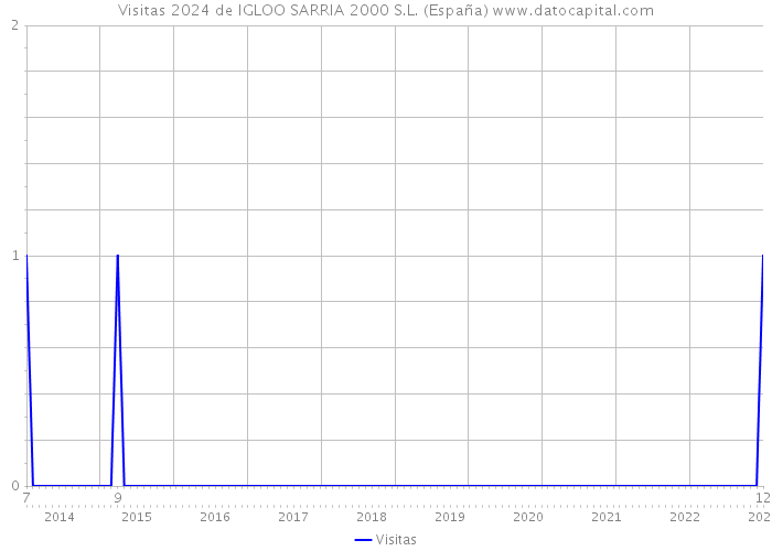 Visitas 2024 de IGLOO SARRIA 2000 S.L. (España) 